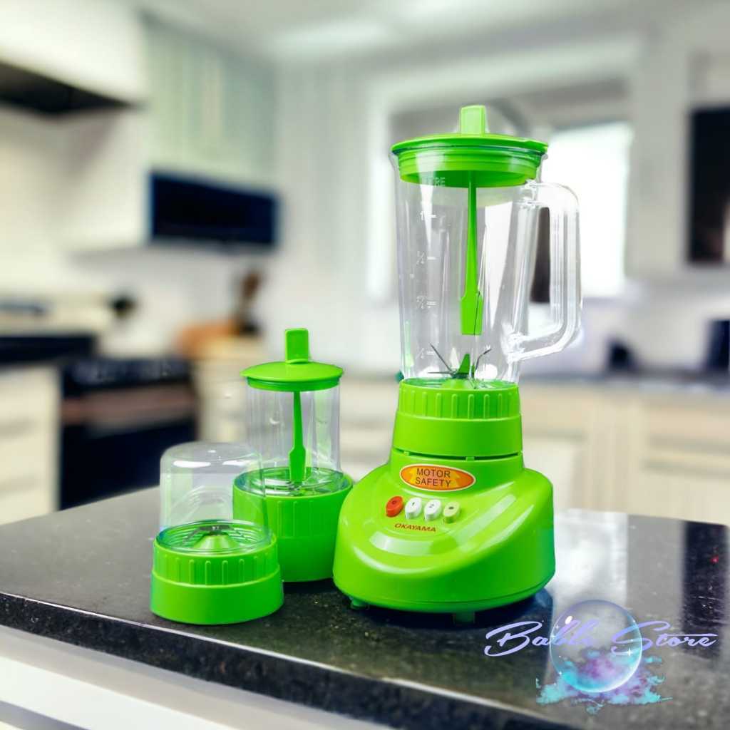 BLENDER PLASTIK OKAYAMA BLENDER 3 IN 1 OKAYAMA 2 IN 1