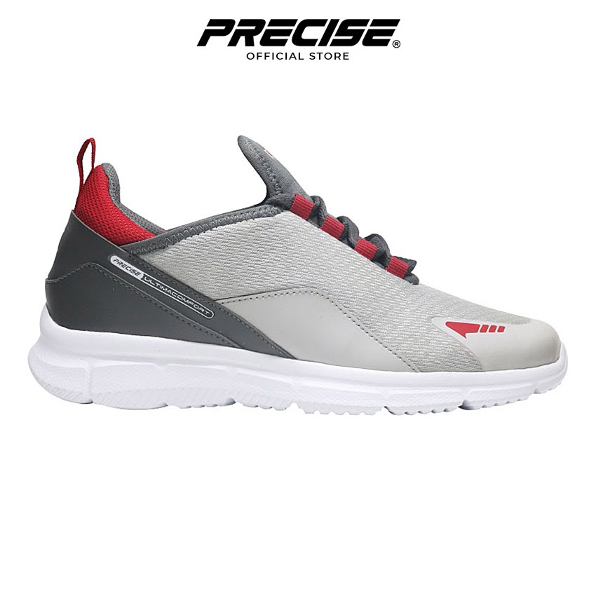 Precise Hanako W Sepatu Sneakers Sport Hitam Size 37- 41 - Grey/Red