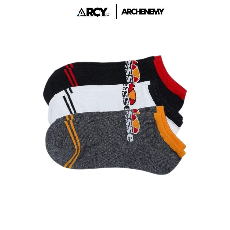(3 Pasang) Kaos Kaki Ellesse Women Low Cut Socks Original