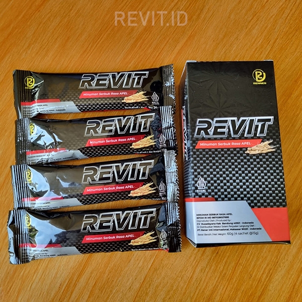 

REVIT RENNER MINUMAN SERBUK RASA APEL GINSENG UNTUK PRIA 1 BOX 4 SACHET