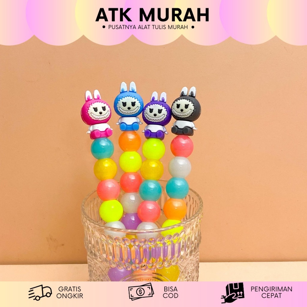 

PULPEN GEL BOLA-BOLA MEWAH LABUBU PGK-1709 LUCU IMUT KADO UNIK SOUVERNIR ALAT TULIS KANTOR COD TERJANGKAU
