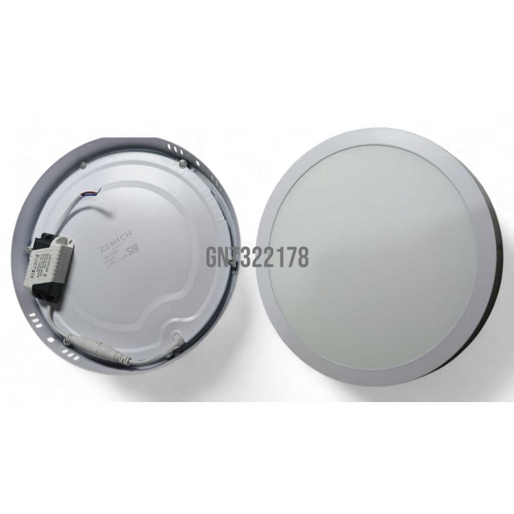 Jtterang Lampu Downlight Led Outbow/Tempel Bulat 6W/12W/18W Putih/Kuning Zenich