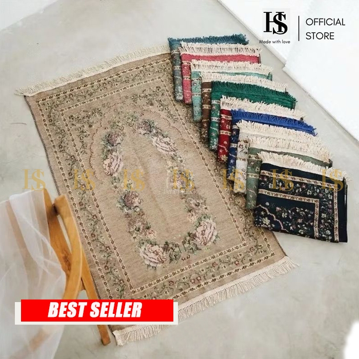 Sajadah Dewasa Motif Cantik Souvenir Tahlil Oleh Oleh Haji Tahlilan Syukuran Seserahan Premium