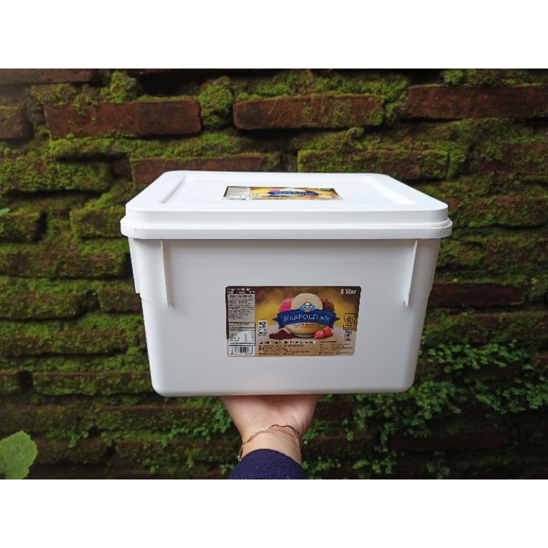 EMBER (BOX) ICE CREAM CAMPINA 8 LITER DAN 5 LITER (DENGAN TUTUP)