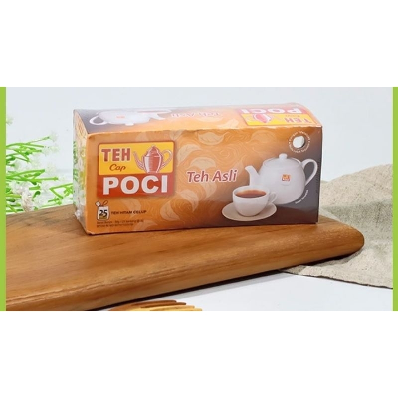 

teh poci asli teh hitam celup 1pak isi 25pcs