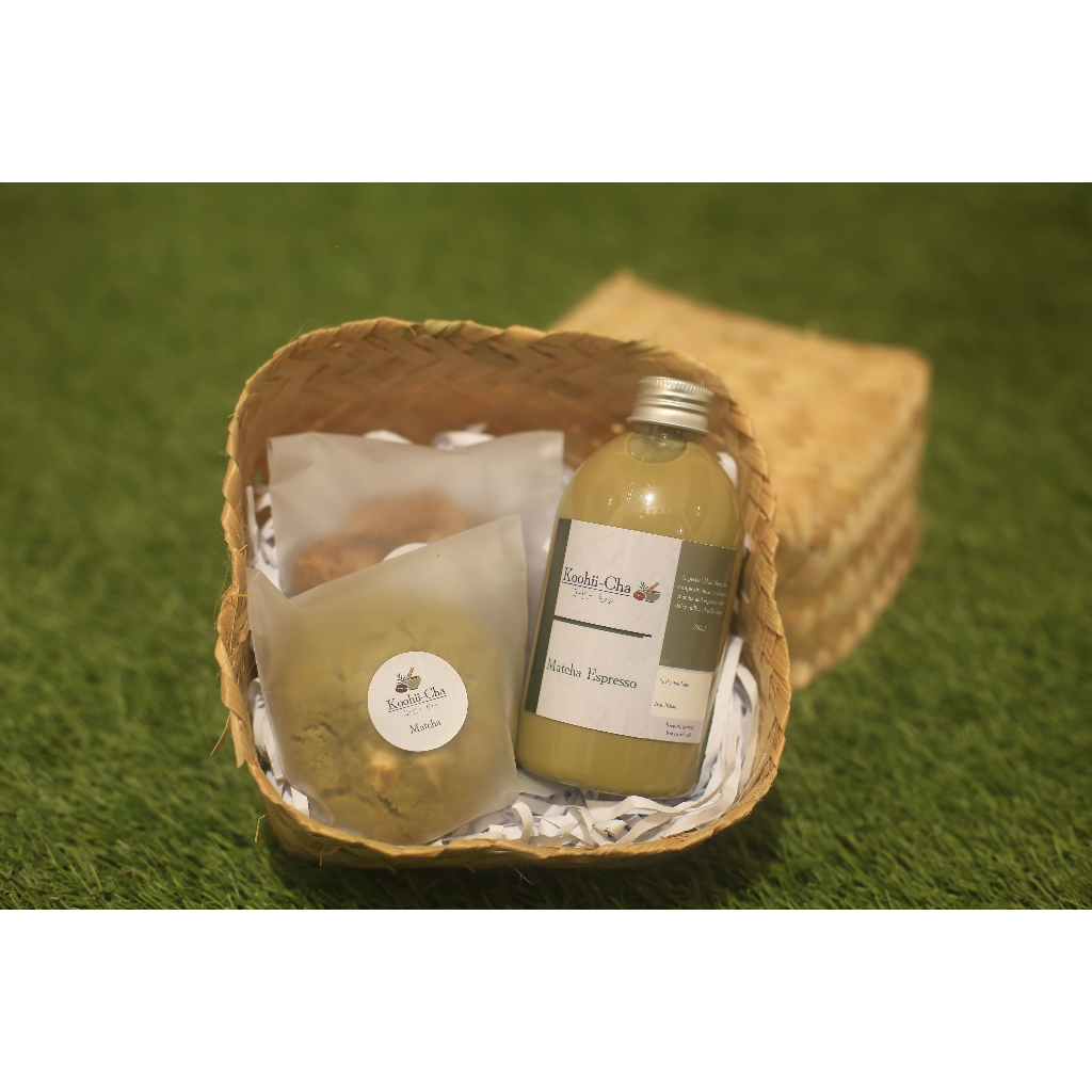 

Koohii-Cha Hampers Cookies + Minuman