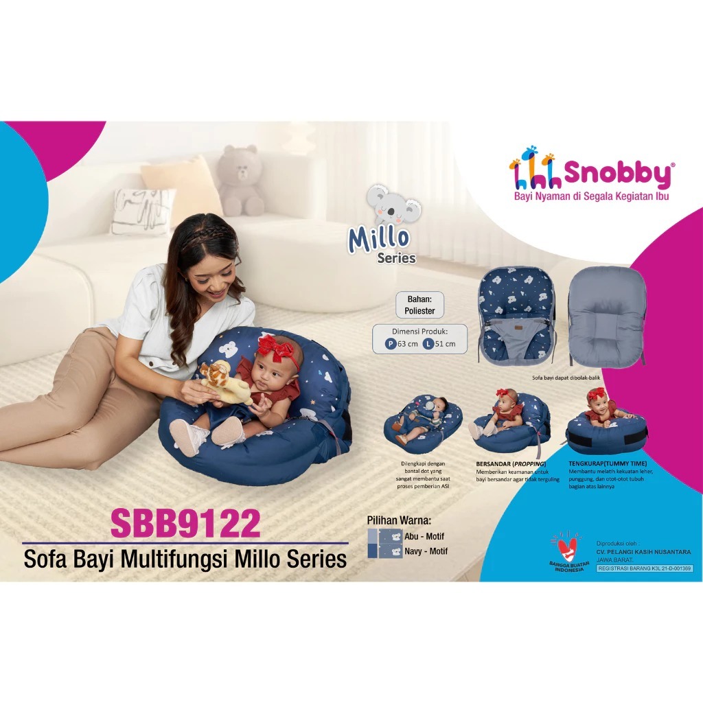 Snobby Sofa Bayi Multifungsi Millo Series SB9122 / Sofa Bayi