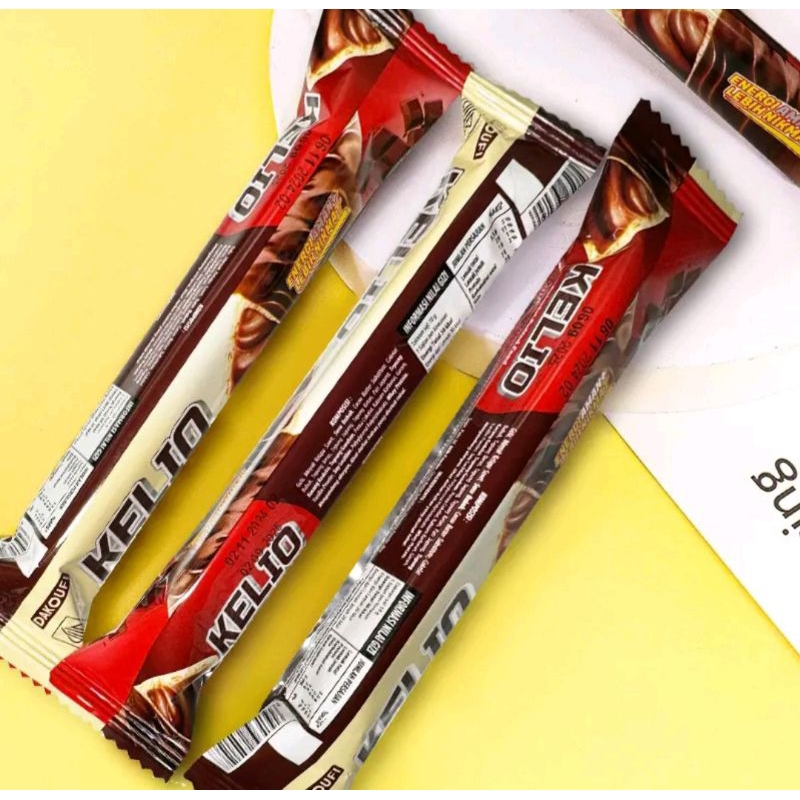 

KELIO Stick Wafer Cokelat/ Stik Wafer Berlapis Cokelat/1 box isi 24 pcs/ Varian Rasa isi Cokelat/Vanila