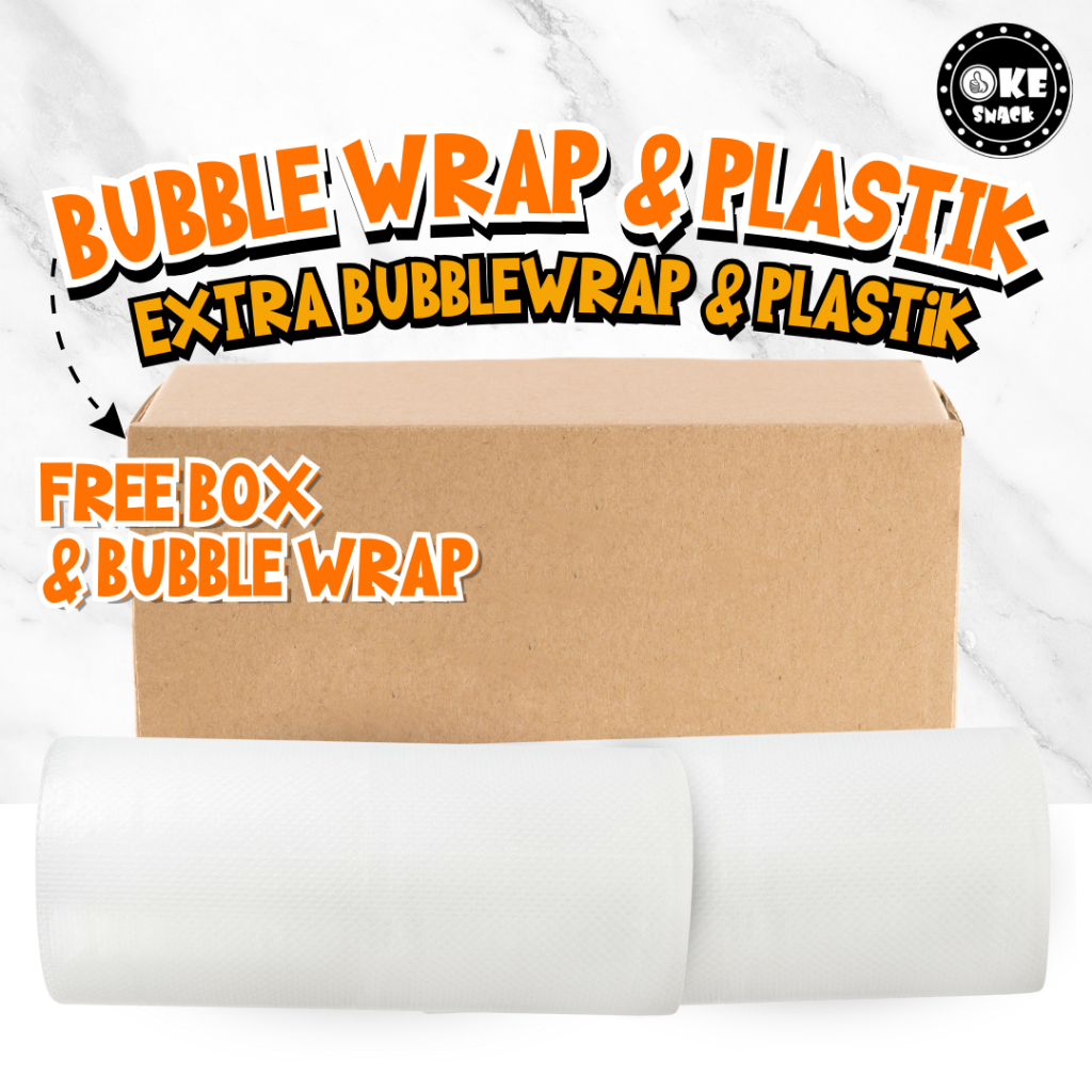 

Extra Bubble Wrap dan Plastik