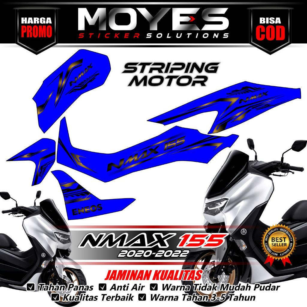 Striping NMAX 155 - Decal NMAX 155 - Stiker NMAX 155 - Decal Stiker NMAX 155 Matrixline