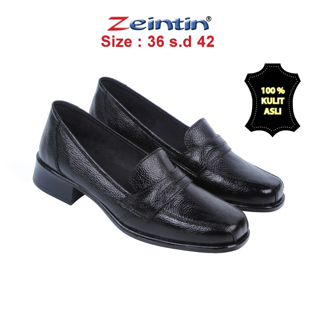 Zeintin - Sepatu Pantofel Wanita Zeintin Sepatu Kantor Wanita Bahan Kulit  BJ