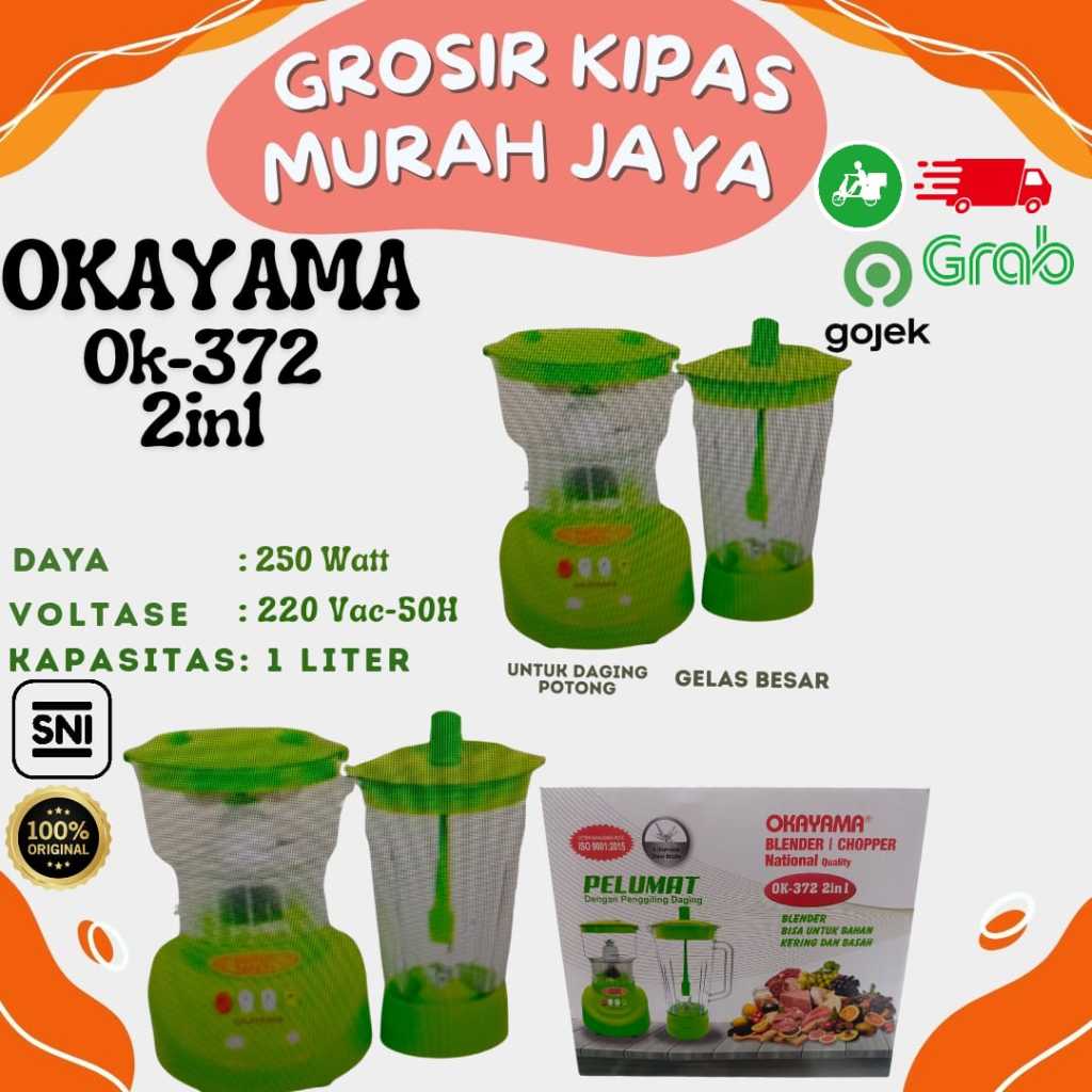 BLENDER CHOPPER PENGILING DAGING DAN BISA BUAT BUMBU BASAH DAN KERING OK372 2IN1