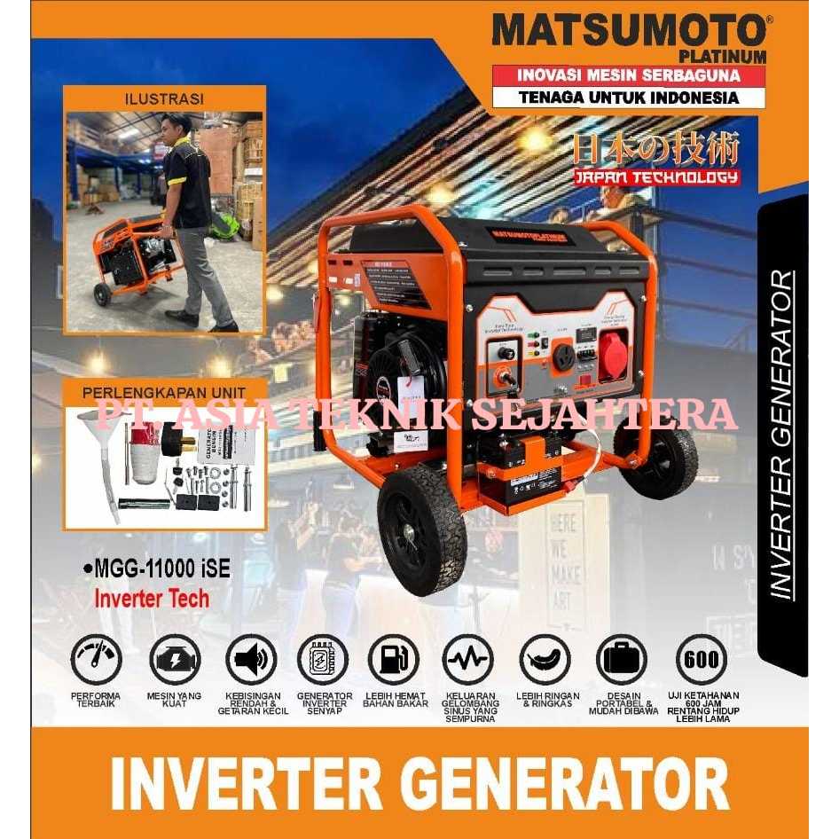 Genset inverter 10 kva 3 phase dual voltage