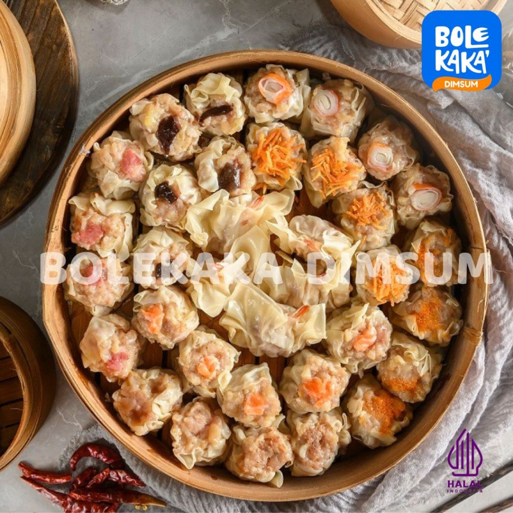 

Bolekaka Dimsum Mix Ayam Udang/ Dimsum Mix A Isi 100 pcs