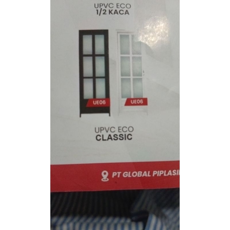 Pintu UPVC Classic Kaca 8