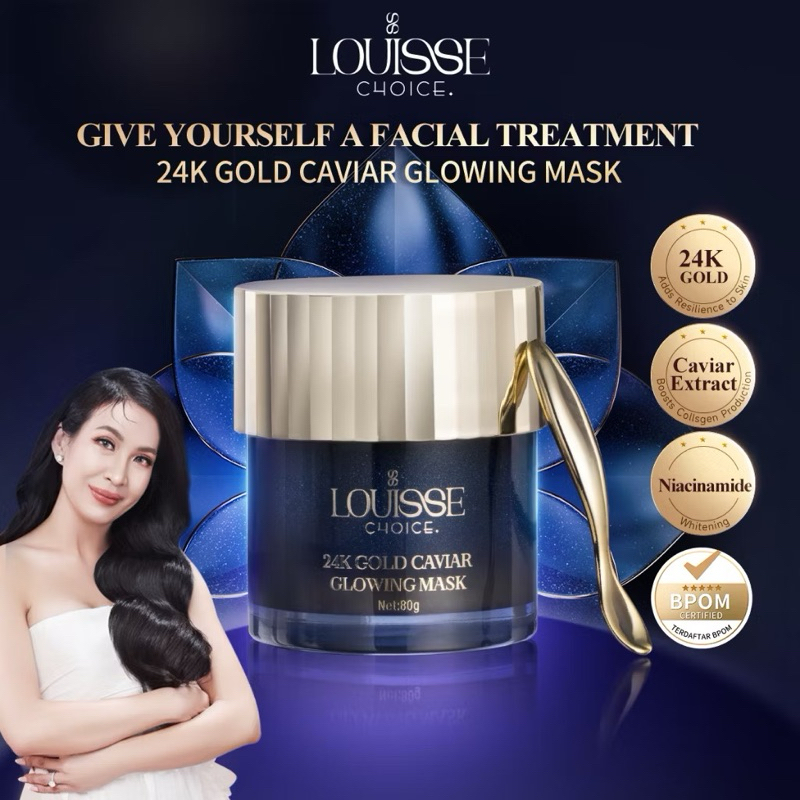 Jelly Gold / Jelly 24K Gold Glowing Mask / LOUISSE CHOICE Glowing Mask 24K Gold Caviar / Louisse Cho