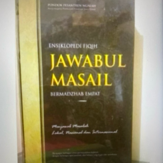

Buku Jawabul Masail Madzhab Empat