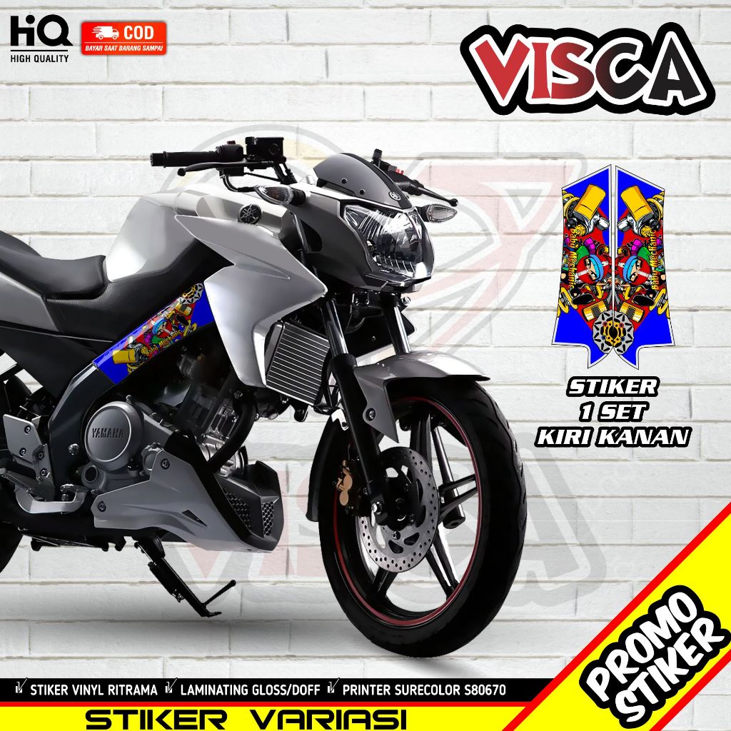 Stiker Rangka Body Deltabox Vixion Nvl Variasi Baby Mechanic