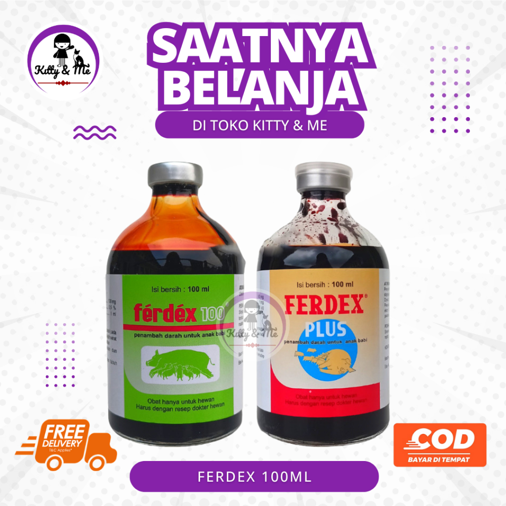 FERDEX 100 ML - Penambah Darah Pada Babi