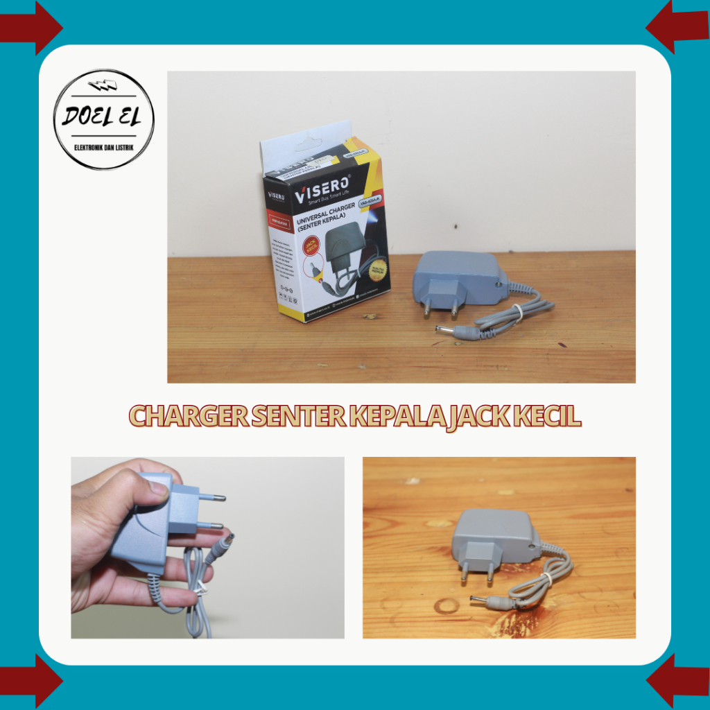 DOEL EL UNIVERSAL CHARGER SENTER KEPALA JACK KECIL