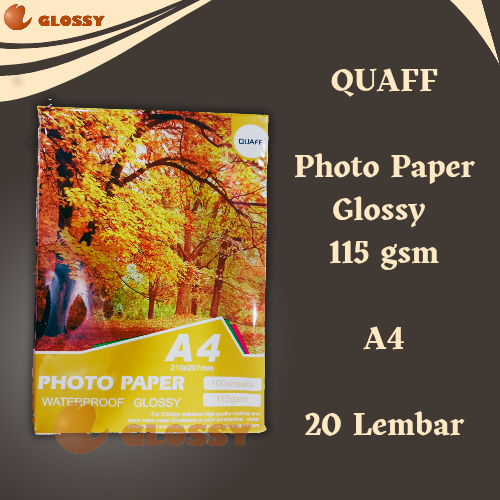

Quaff Glossy Photo Paper 115 gsm