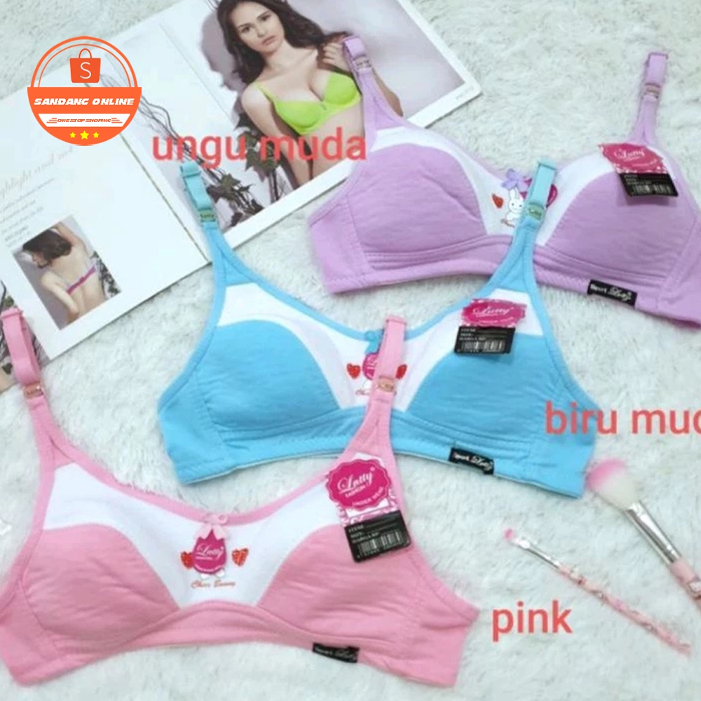 Sport Bra Adem ABG Lutty Anak Perempuan Miniset BH Remaja Import MiniSet SD SMP