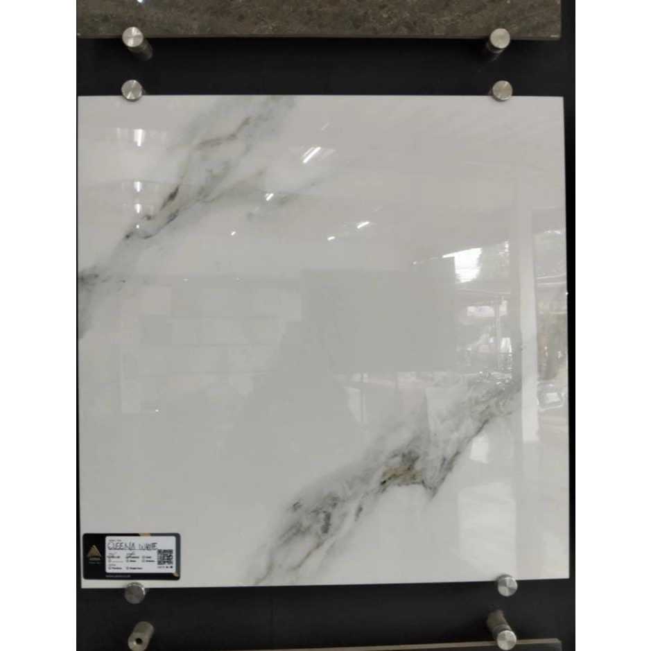 GRANIT LANTAI GLAZE POLISHED UKURAN 60X60 | ARNA ELENA WHITE 60X60 | GRANIT MINIMALIS