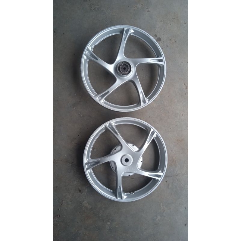 Velg pelek Mio 5TL Mio sporty original copotan mio Soul depan belakang set
