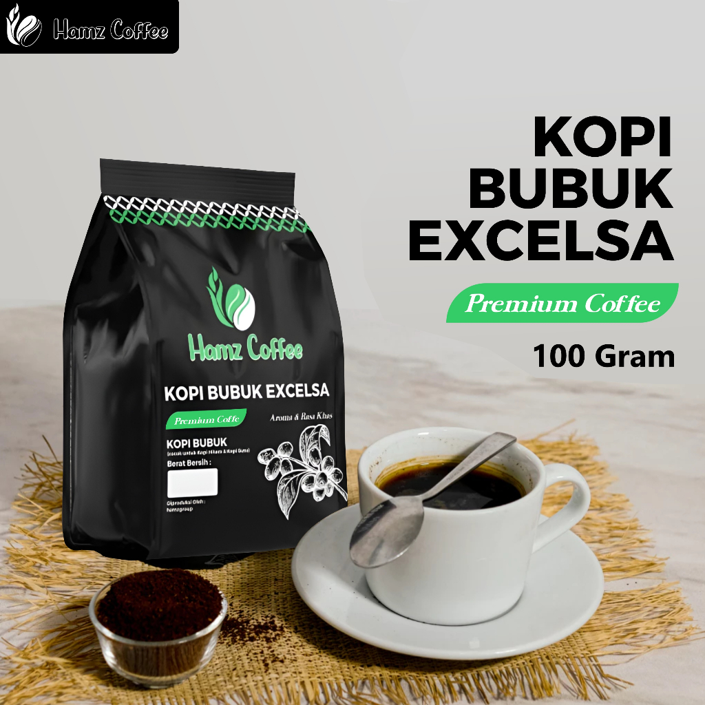 

Hamz Coffee - kopi bubuk excelsa asli delicious 100gr