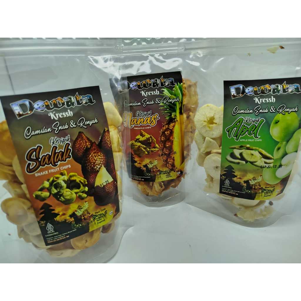 

Aneka Kripik Buah Dewata Kreshh 100gr Khas Bali