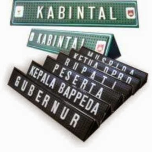 

GM SEGITIGA MOVITEX (DESK PLATE) DP-63 6 X 30