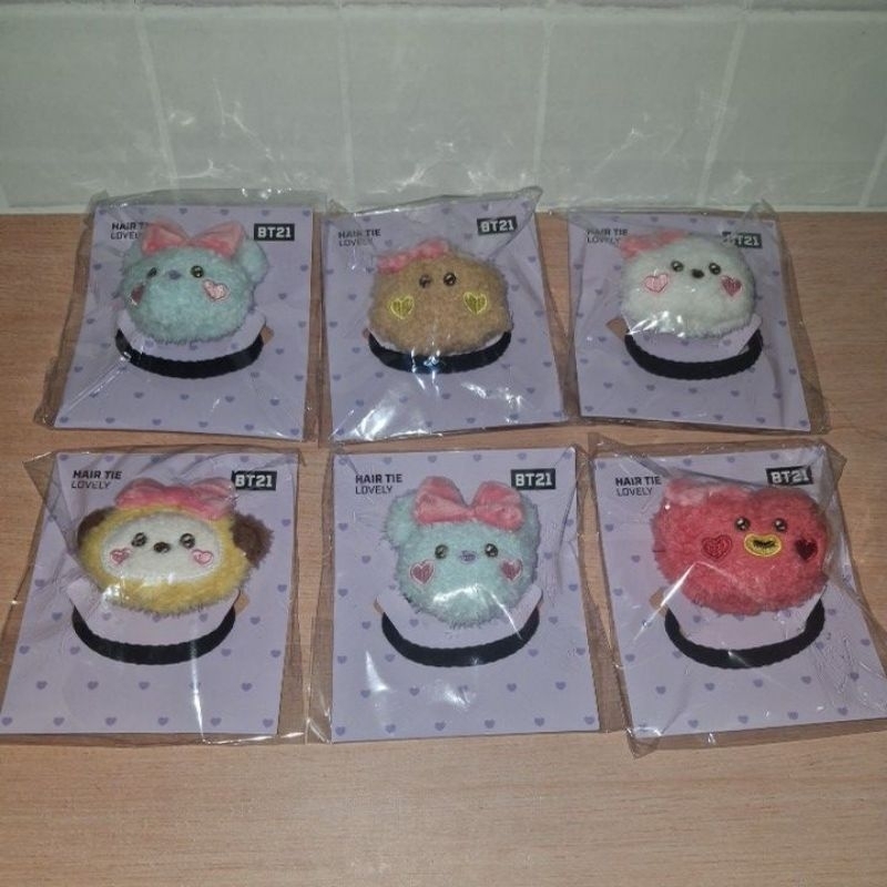 [READY STOCK] BT21 HAIR TIE LOVELY