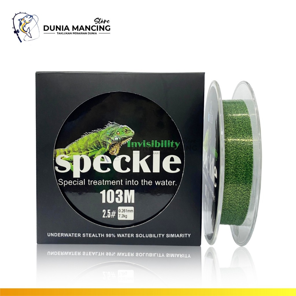 Senar Pancing Ikan Line Fishing Speckle Bunglon Senar Pancing Nilon 103M Senar Titik Nylon