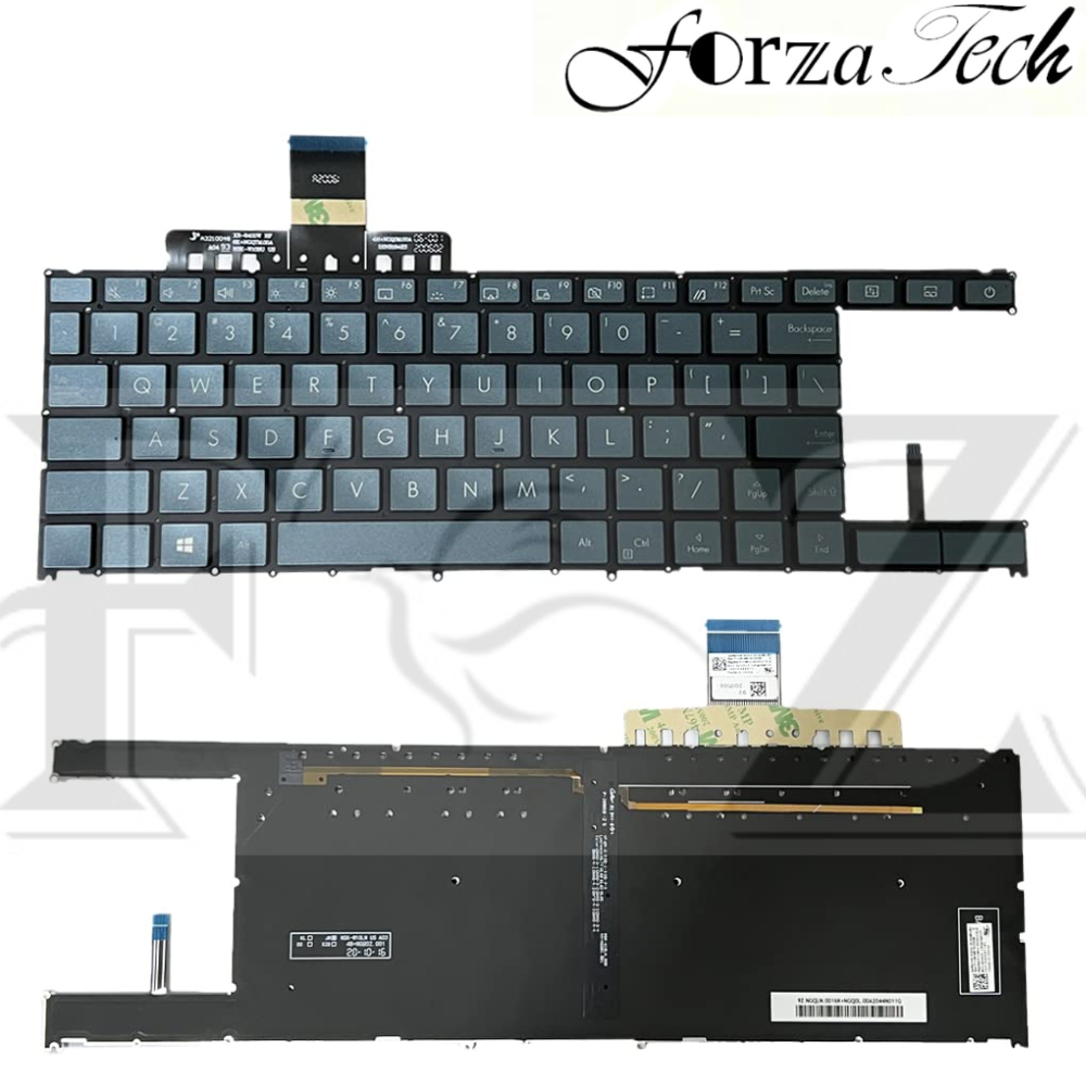 Keyboard Laptop Asus ZenBook Duo 14 UX482 UX482EA UX482EGR UX482EAR Backlight BERGARANSI NEW