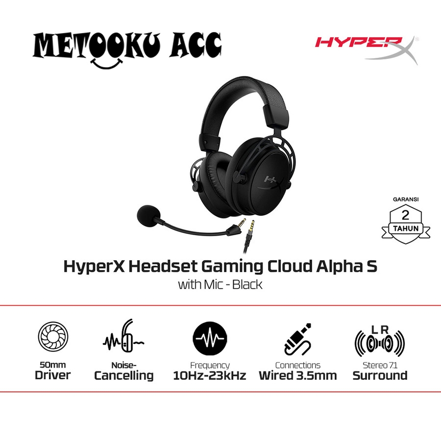 HyperX Headset Gaming Cloud Alpha S With Mic