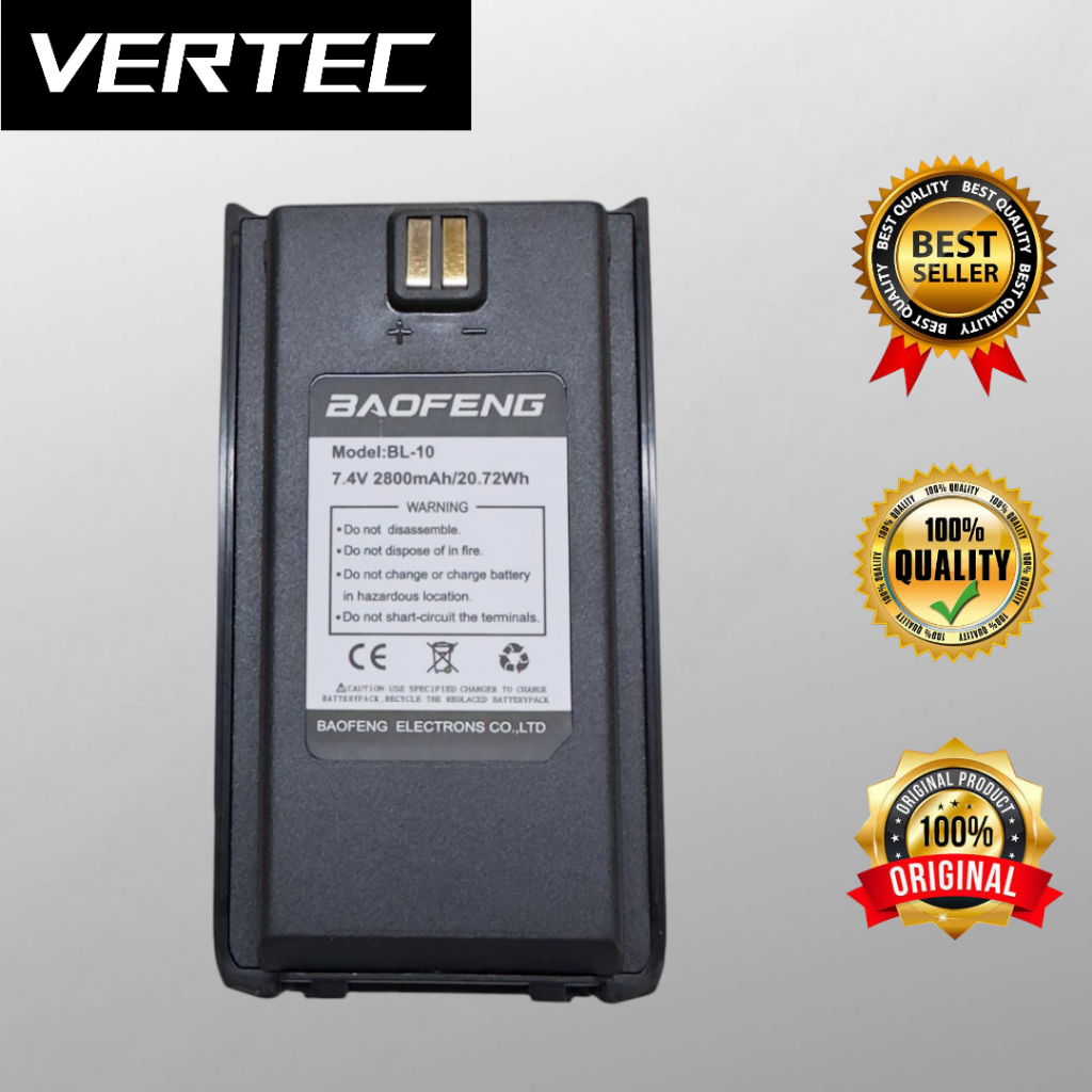 Baterai HT Baofeng BF-A58S 2800mAh Original Asli Compatible SCOM UV7R Pro UV7RPro Pofung Firstcom FC