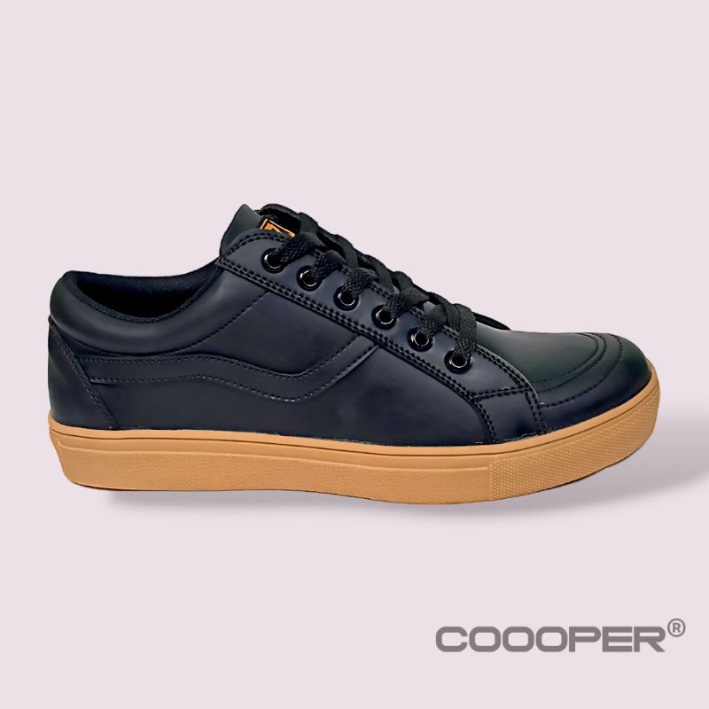 CPR OSVALDO Black Gum - Sepatu Sneakers Pria Wanita Black Gum Osvaldo Origal Local Brand Shoes Kulia