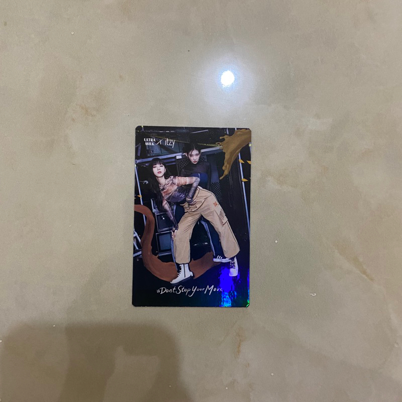 Ultra milk itzy photocard