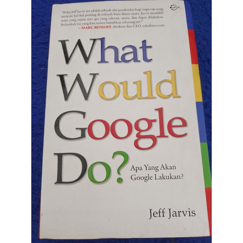 Buku What Would Google Do, semi hard cover, Temukan 40 aturan jelas, mudah dilaksanakan untuk tingka