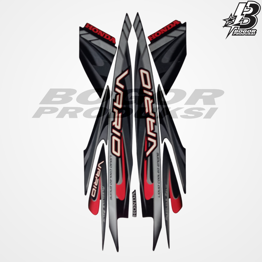 Striping Standar Motor Vario Karbu 110 Tahun 2009