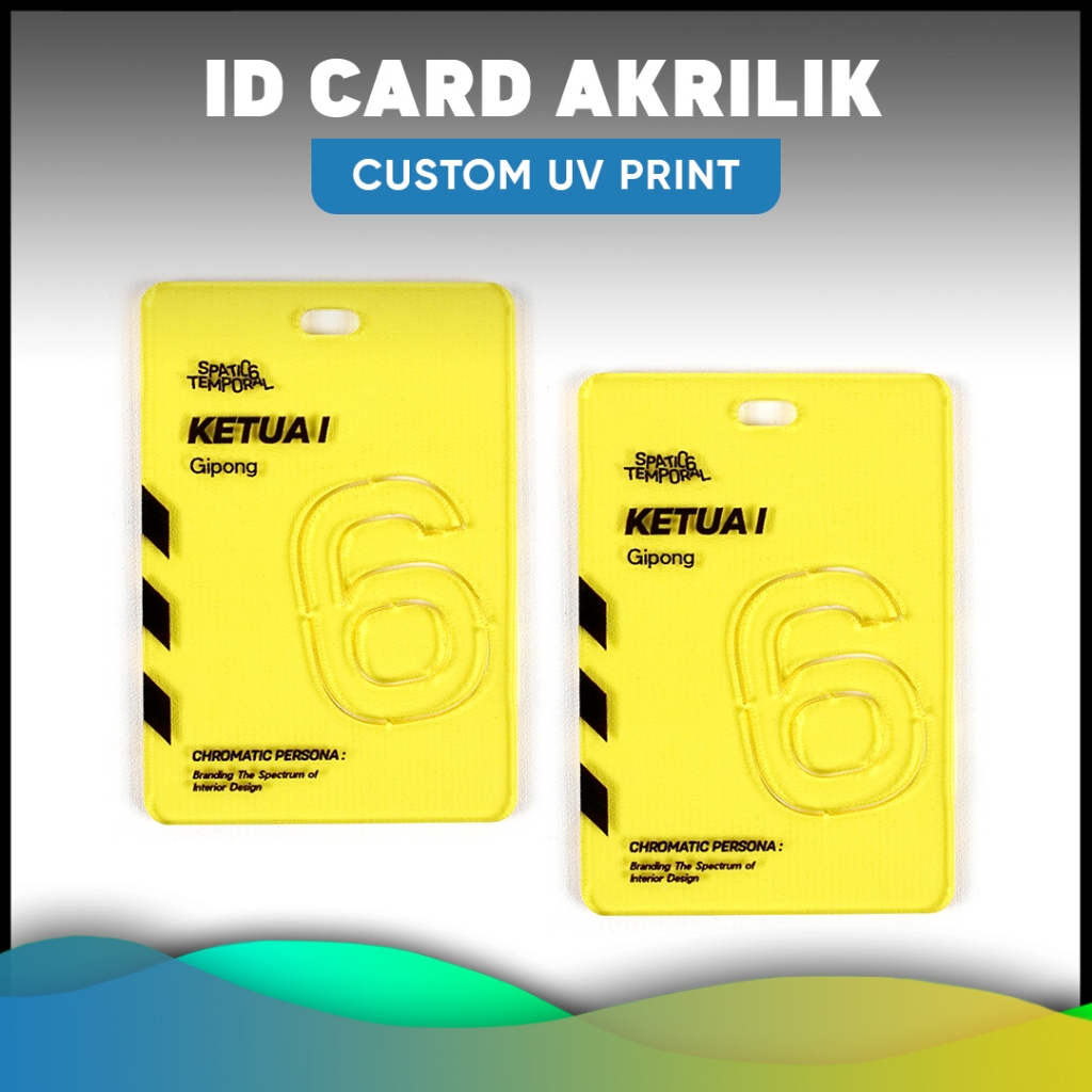 

Cetak ID Card Akrilik Co Card Custom Card Exclusive