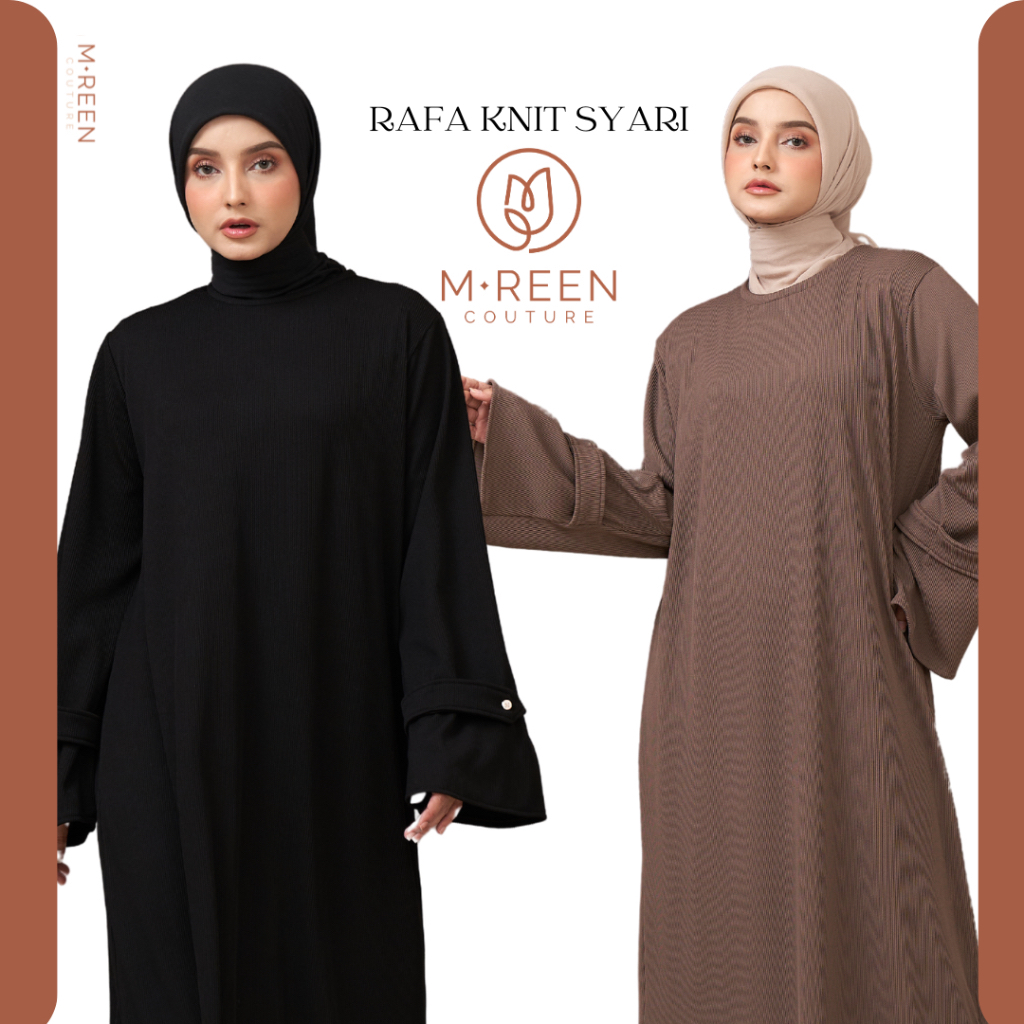 Rafa Knit Syar’i Dress / Material Knit and Cotton Knit