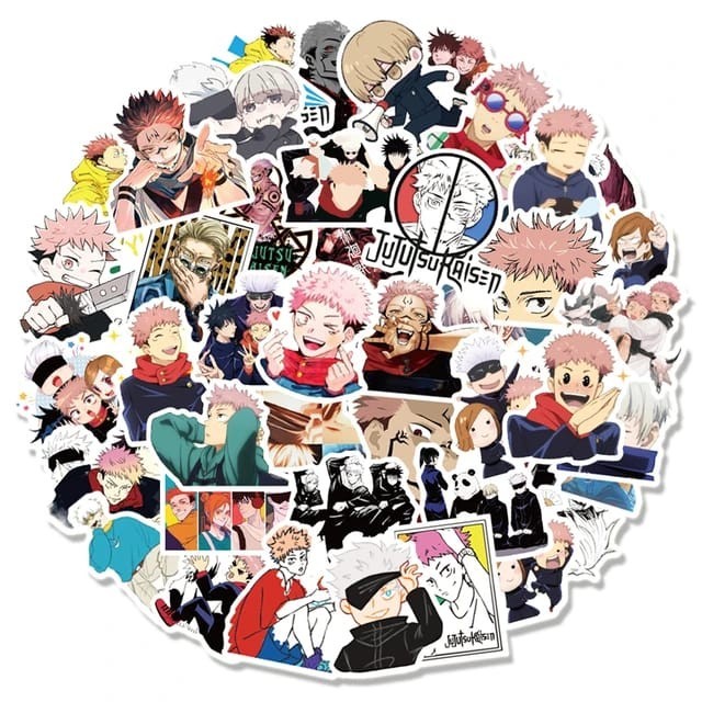 

Stiker Anime Jujutsu Kaisen Cutting Vinyl