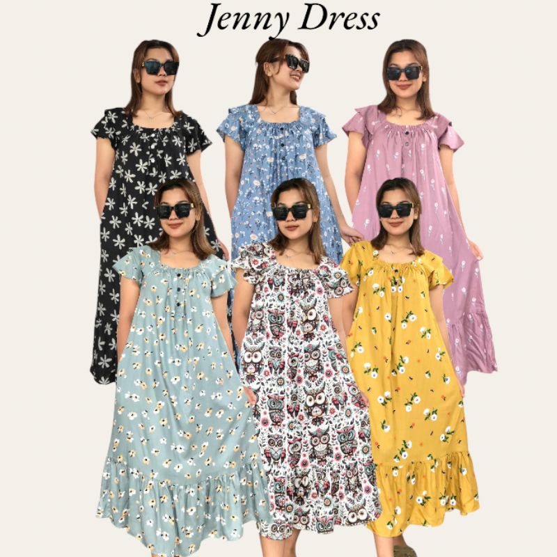 DRESS TERBARU//JENNY DRESS , DASTER WANITA MURAH,DASTER RAYON