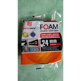 

Isolasi Double Tape / Dobel Tape Foam 24mm Nachi 1 Inch Spon/ 5meter