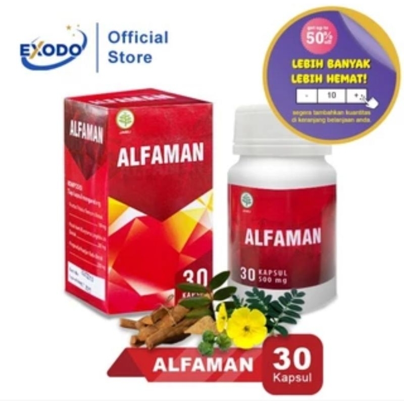 Alfaman obat herbal terbaik khusus pria penambah stamina
