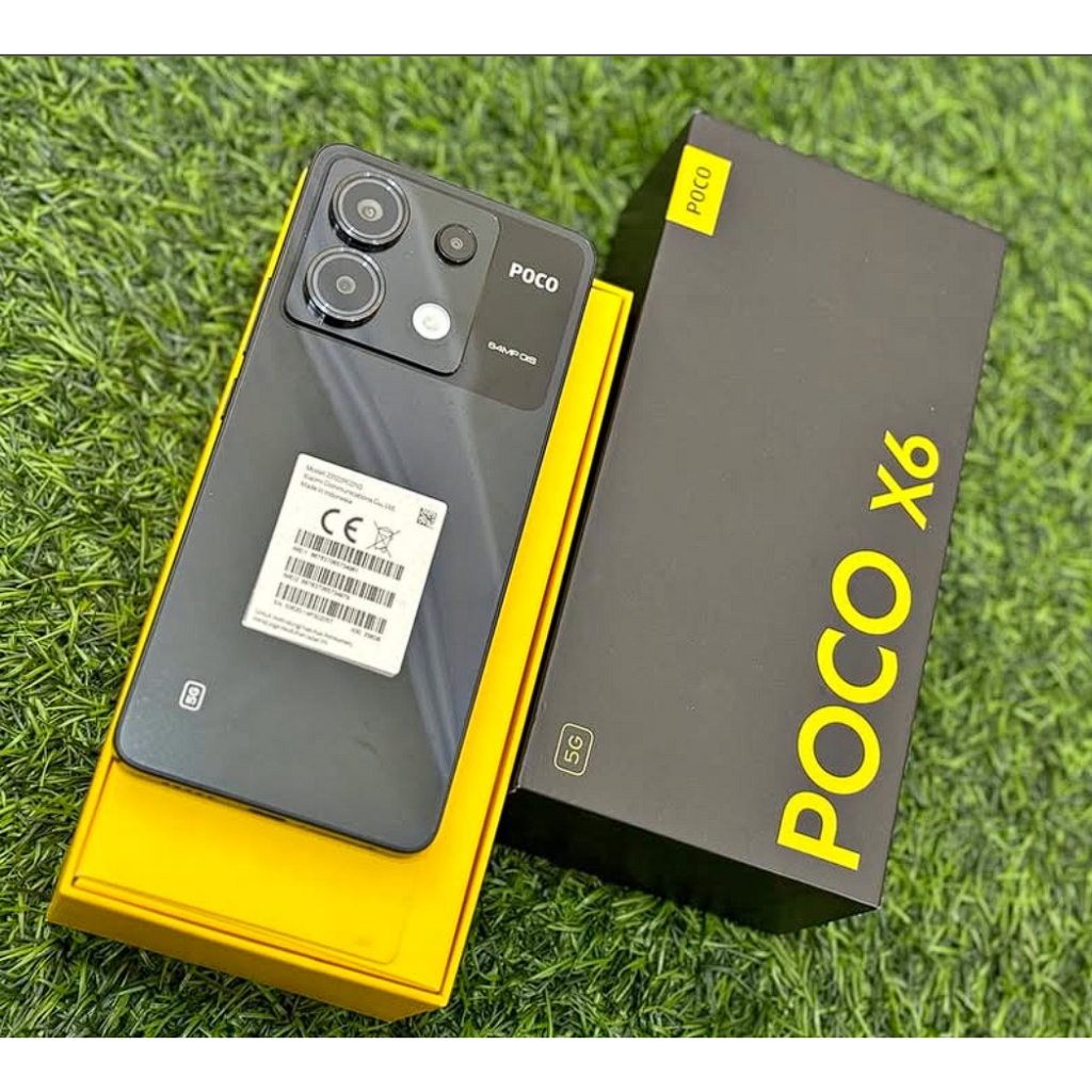 POCO X6 5G 12/256 LENGKAP SEGEL SUPER MULUS NOMINUS LIKE NEW RESMI INDONESIA