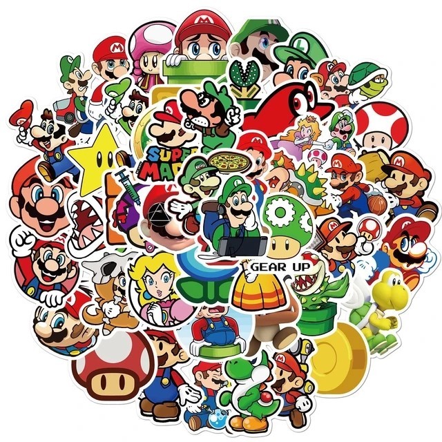 

Stiker Super Mario Cutting Vinyl