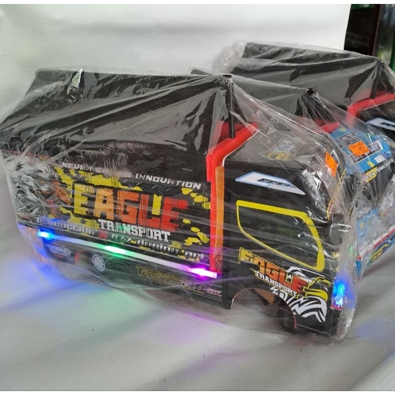 Truk oleng menyala (FREE BATERAI ) , truk oleng ukuran besar bisa menyala