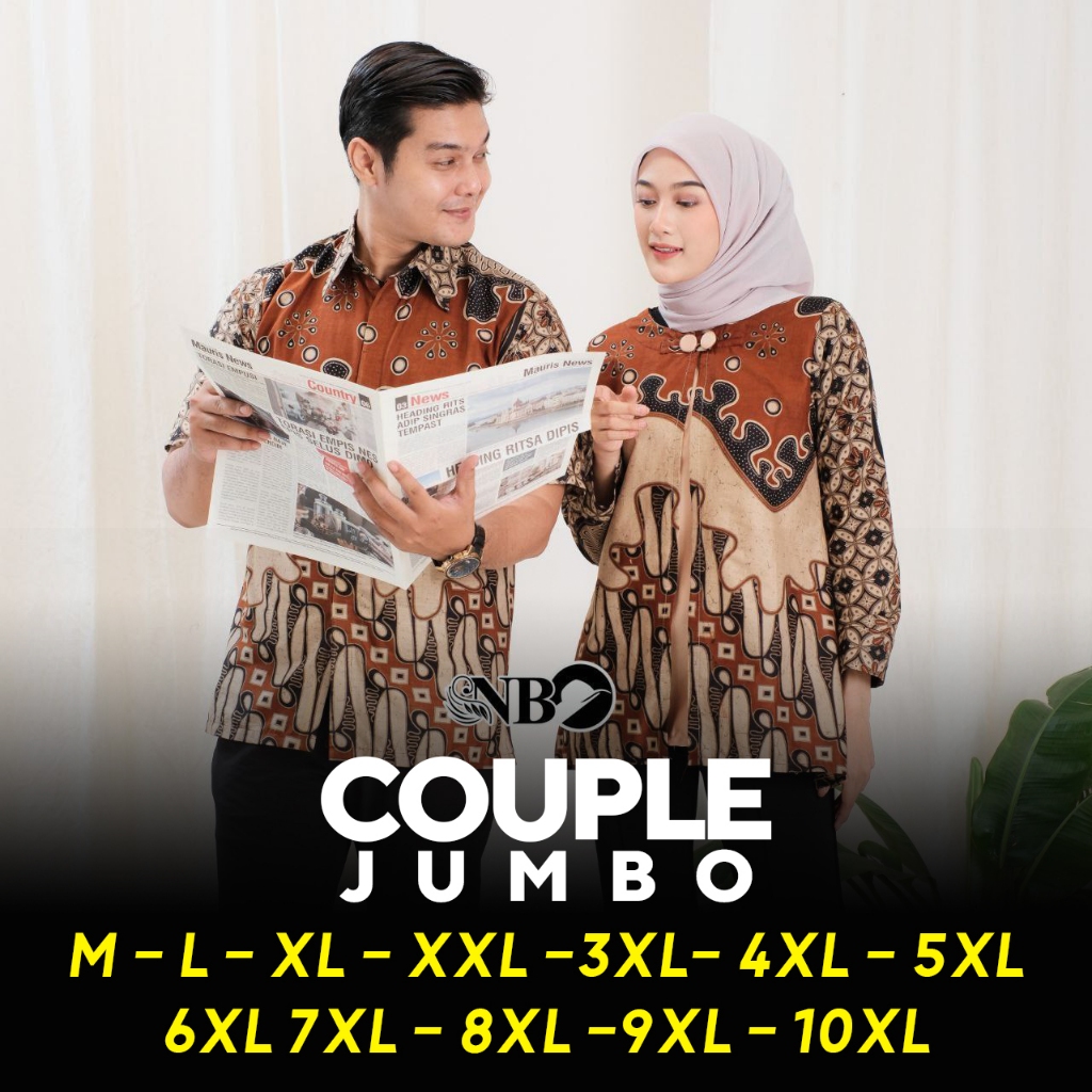 BLUS BATIK JUMBO - BLUS JUMBO - BATIK ATASAN - BATIK BLUS COUPLE JUMBO - BATIK COUPLE - BLUS WANITA 